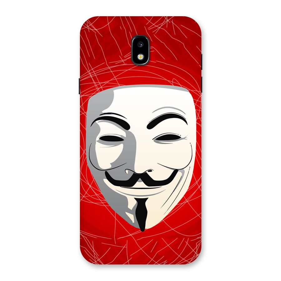 Anonymous Mask Abstract  Back Case for Galaxy J7 Pro