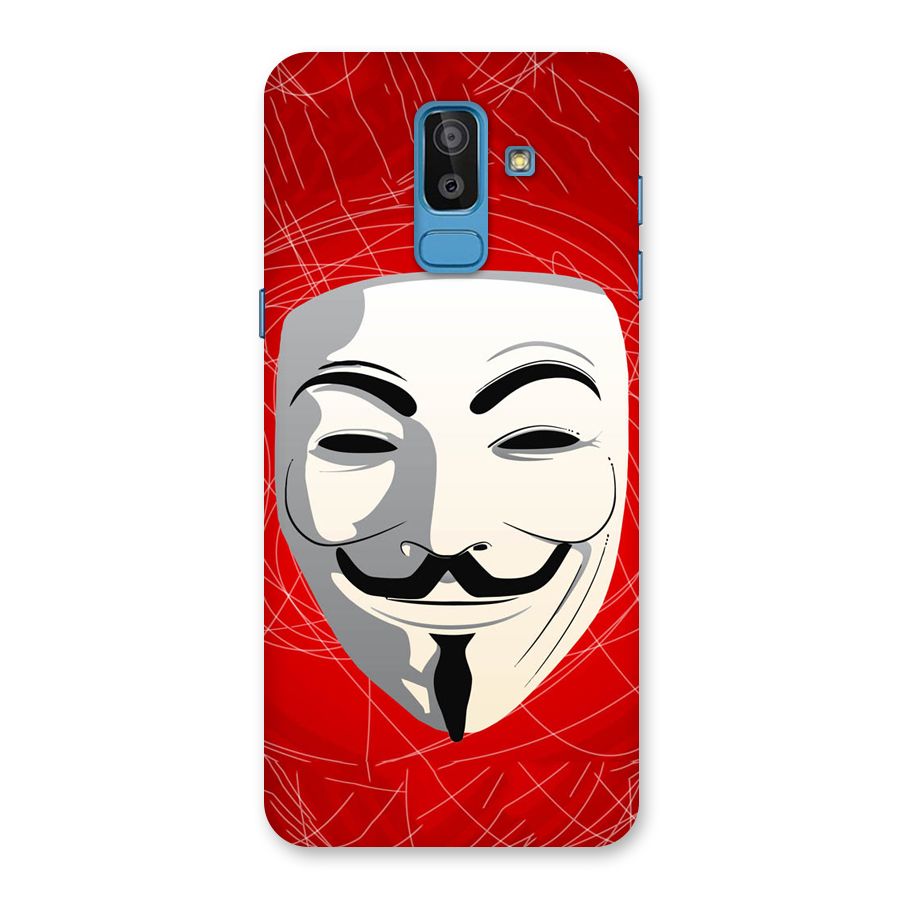 Anonymous Mask Abstract  Back Case for Galaxy J8