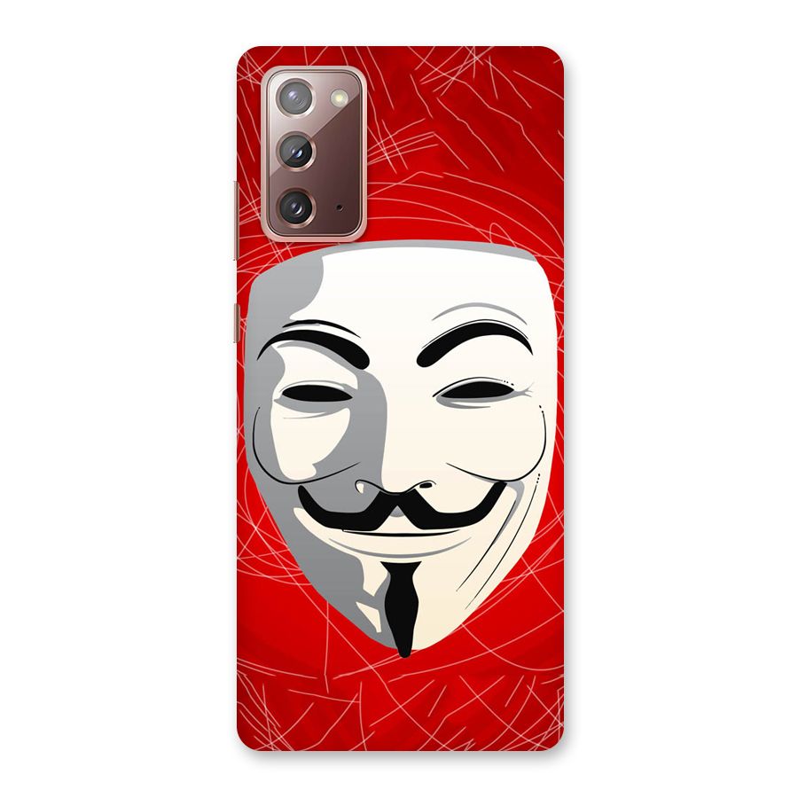 Anonymous Mask Abstract  Back Case for Galaxy Note 20