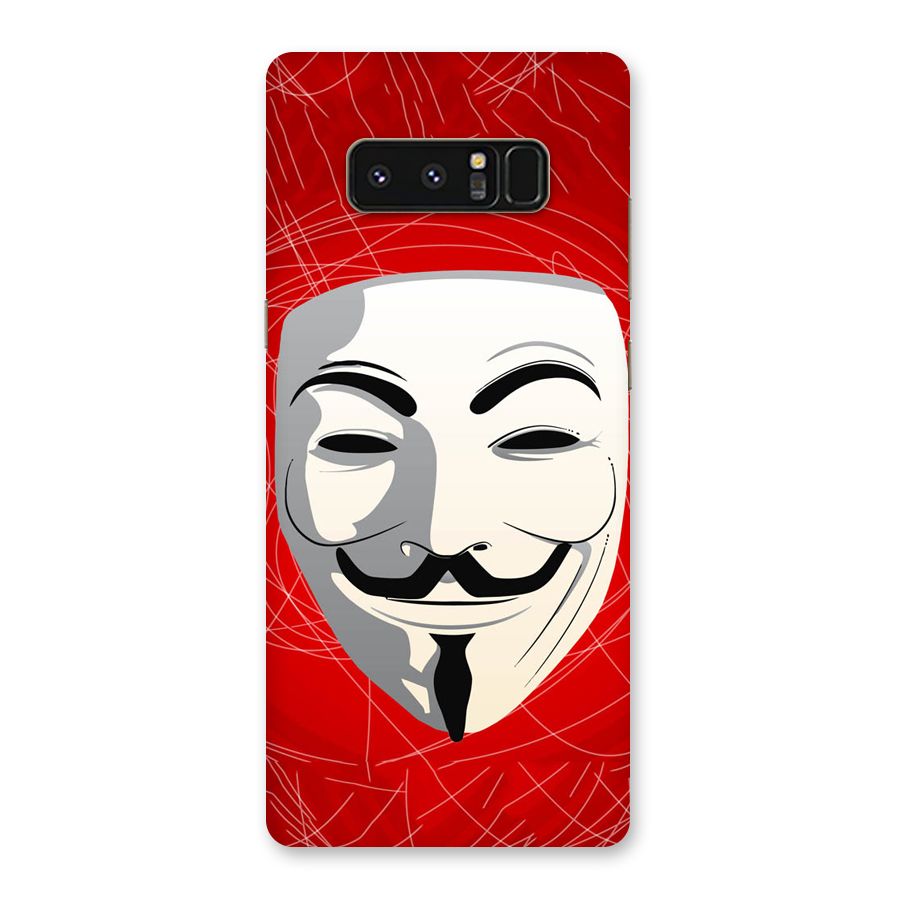 Anonymous Mask Abstract  Back Case for Galaxy Note 8