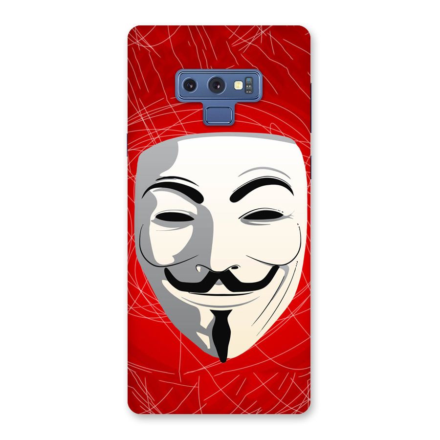 Anonymous Mask Abstract  Back Case for Galaxy Note 9
