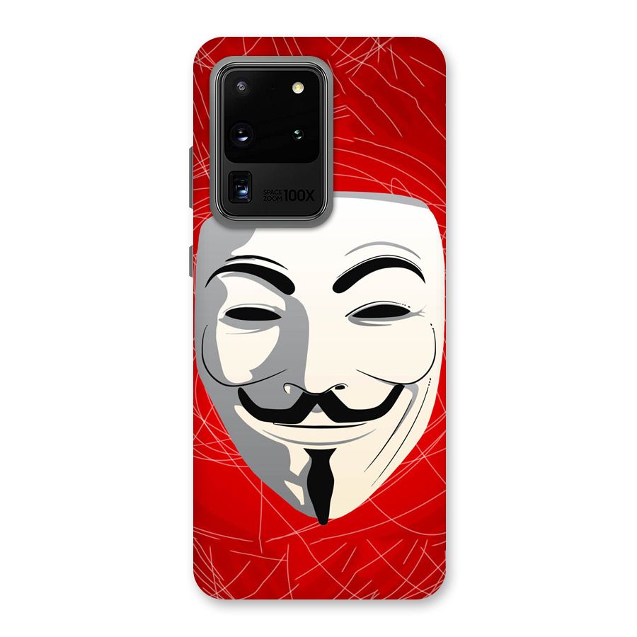 Anonymous Mask Abstract  Back Case for Galaxy S20 Ultra