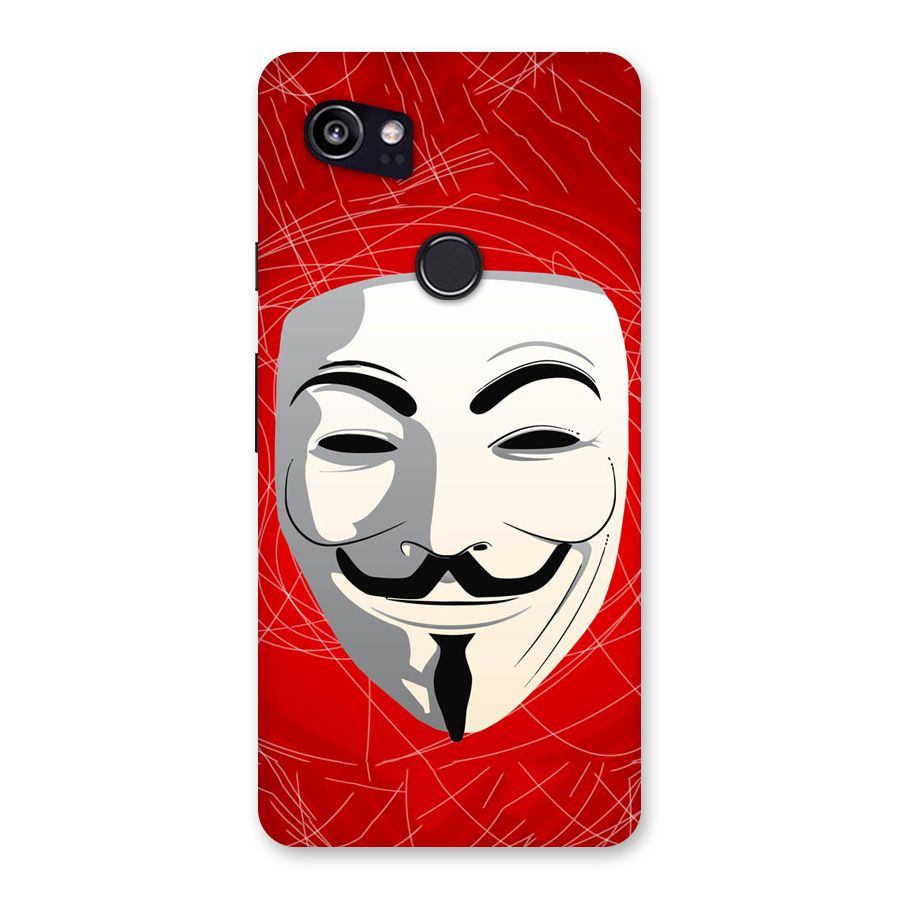 Anonymous Mask Abstract  Back Case for Google Pixel 2 XL