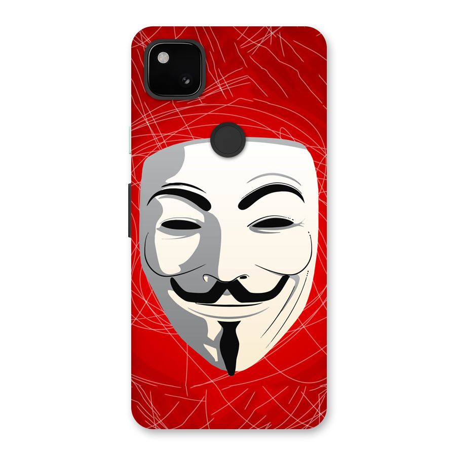 Anonymous Mask Abstract  Back Case for Google Pixel 4a