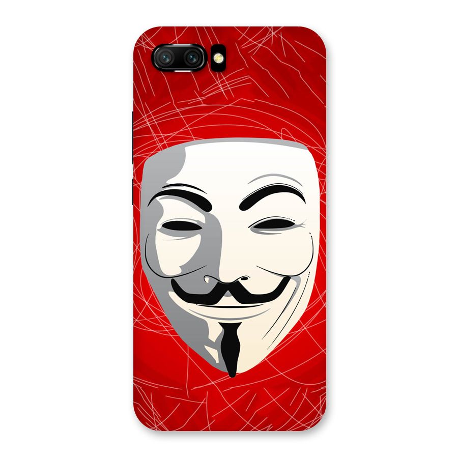 Anonymous Mask Abstract  Back Case for Honor 10