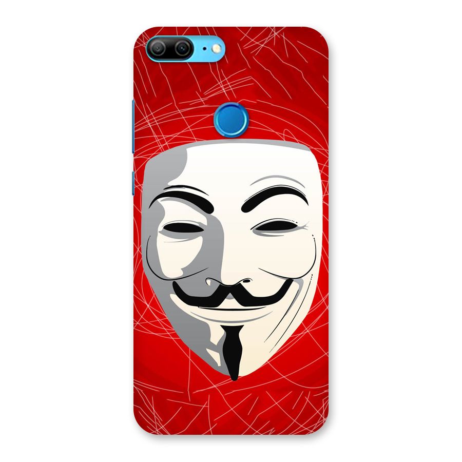 Anonymous Mask Abstract  Back Case for Honor 9 Lite