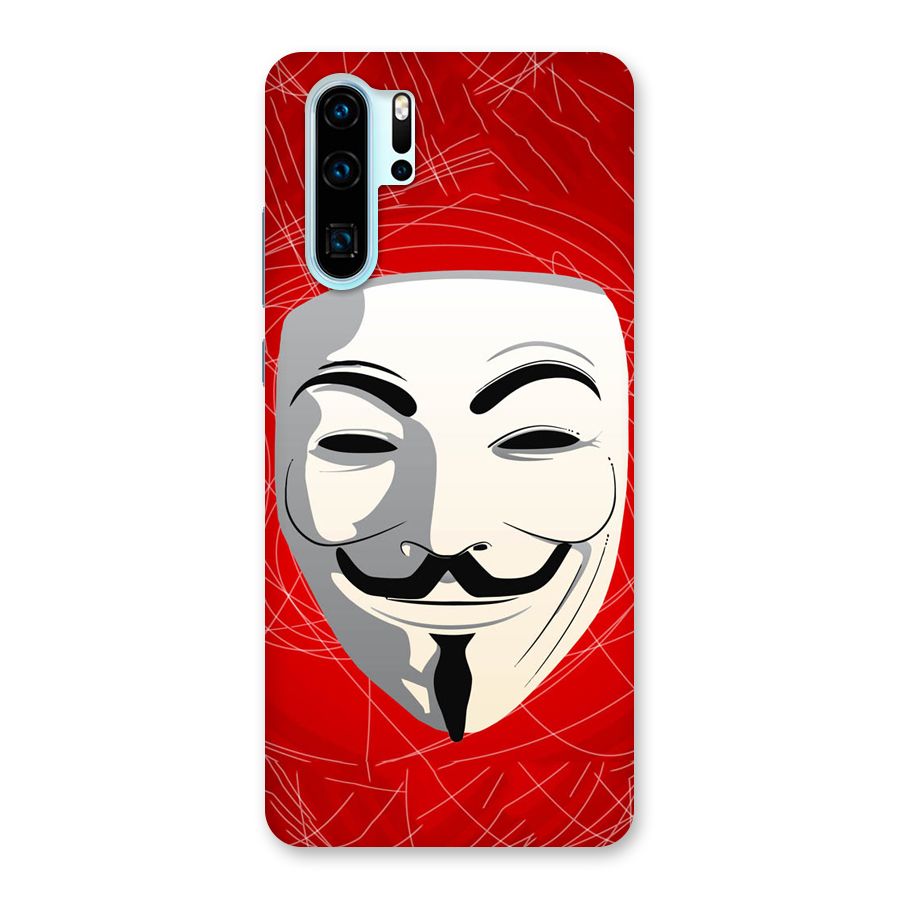 Anonymous Mask Abstract  Back Case for Huawei P30 Pro