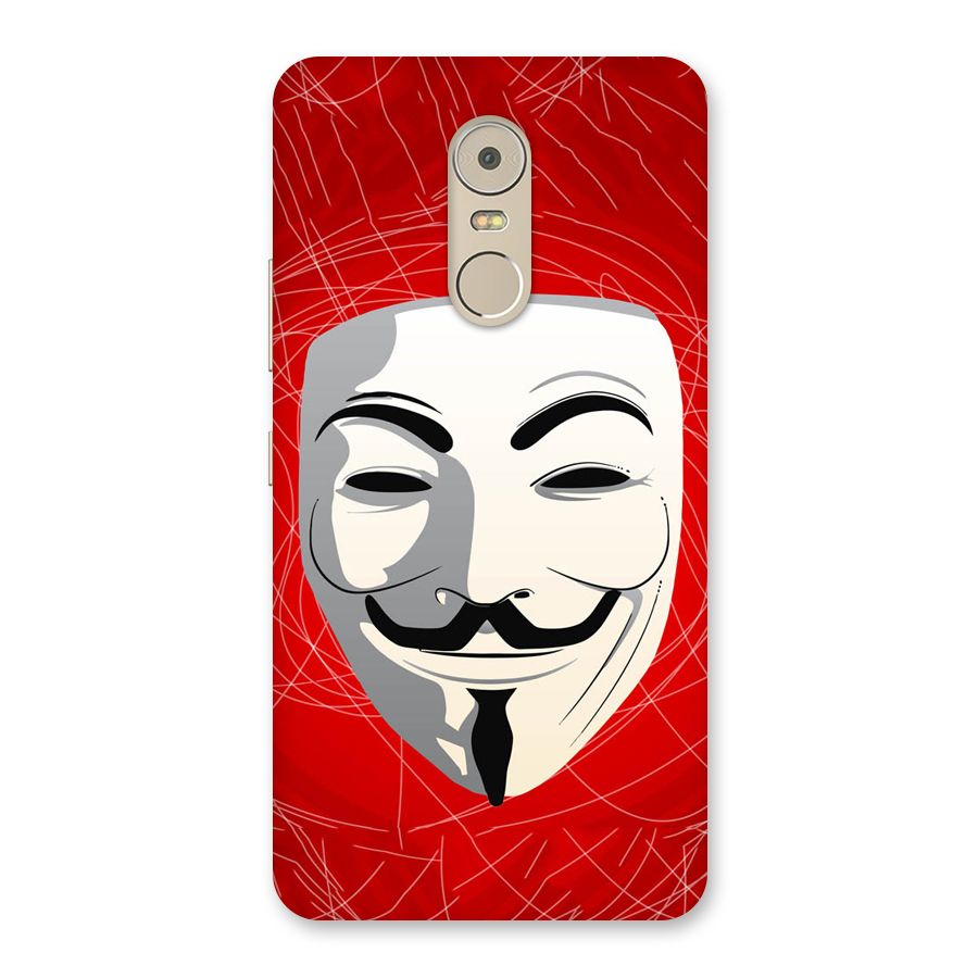 Anonymous Mask Abstract  Back Case for Lenovo K6 Note