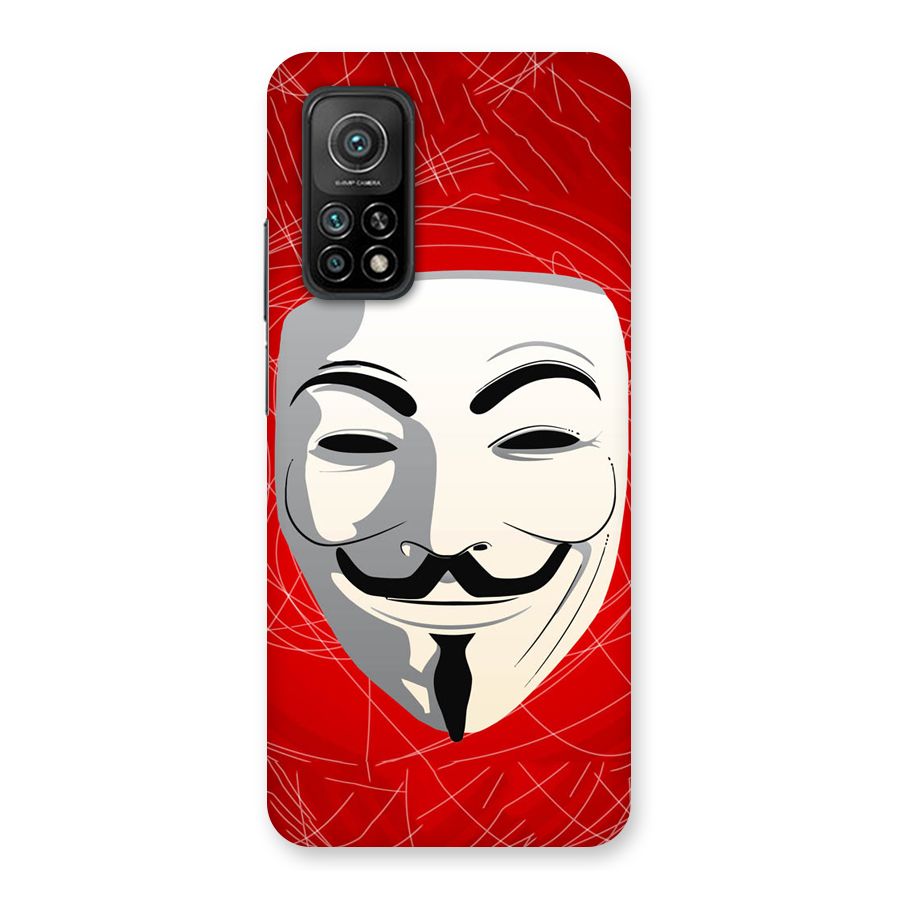 Anonymous Mask Abstract  Back Case for Mi 10T 5G