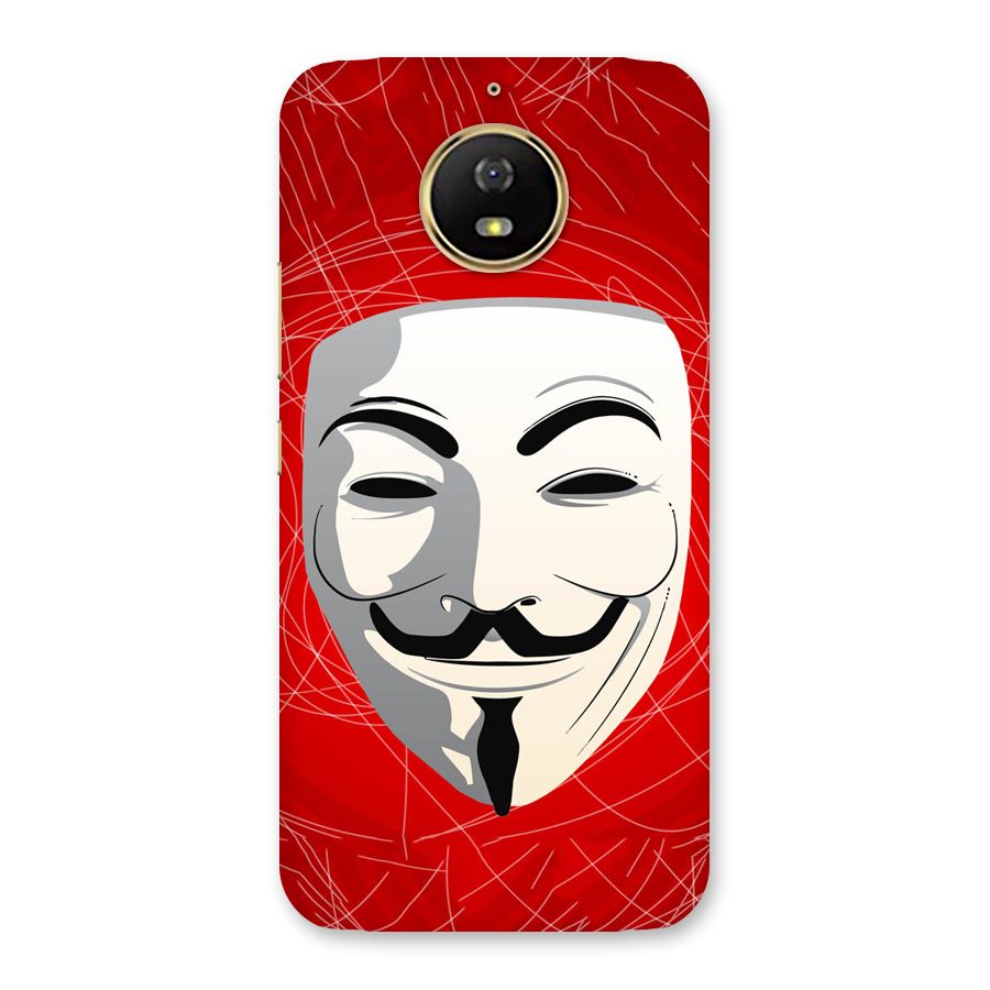 Anonymous Mask Abstract  Back Case for Moto G5s