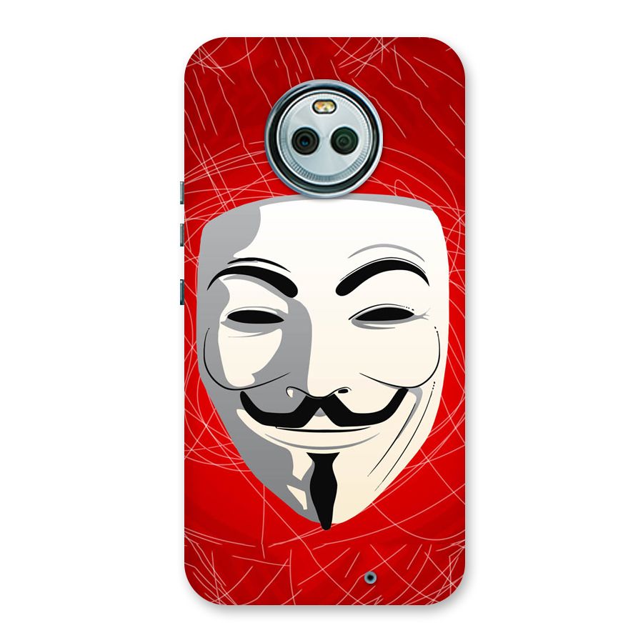 Anonymous Mask Abstract  Back Case for Moto X4