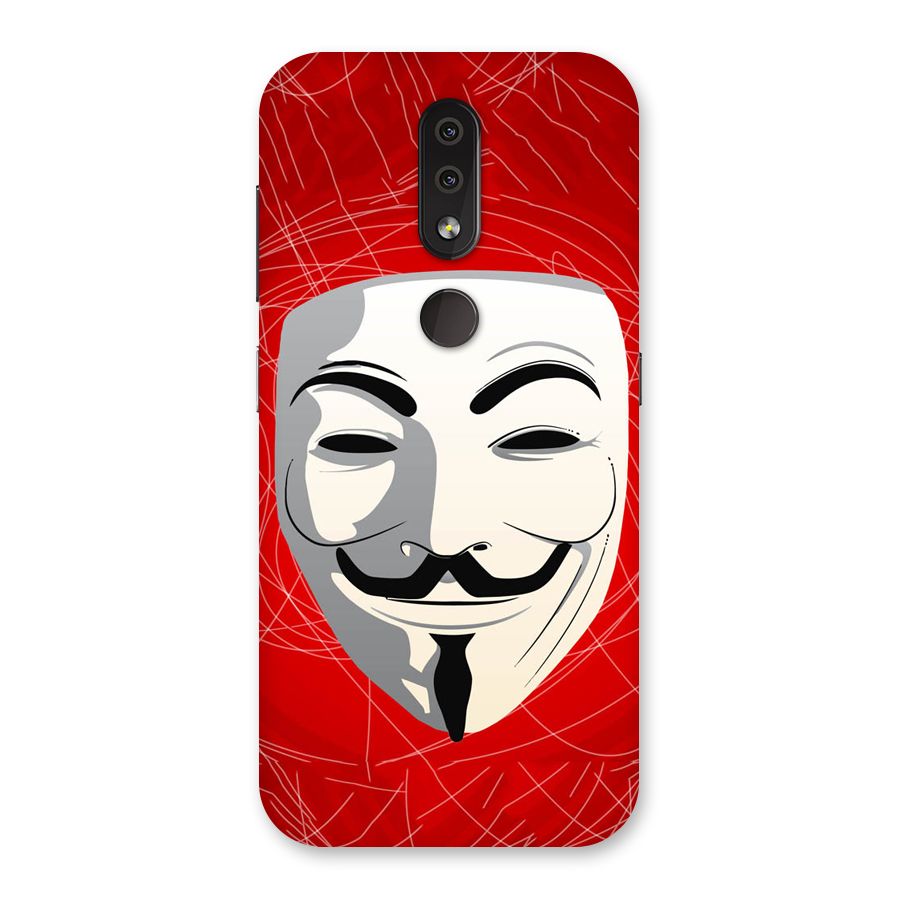 Anonymous Mask Abstract  Back Case for Nokia 4.2