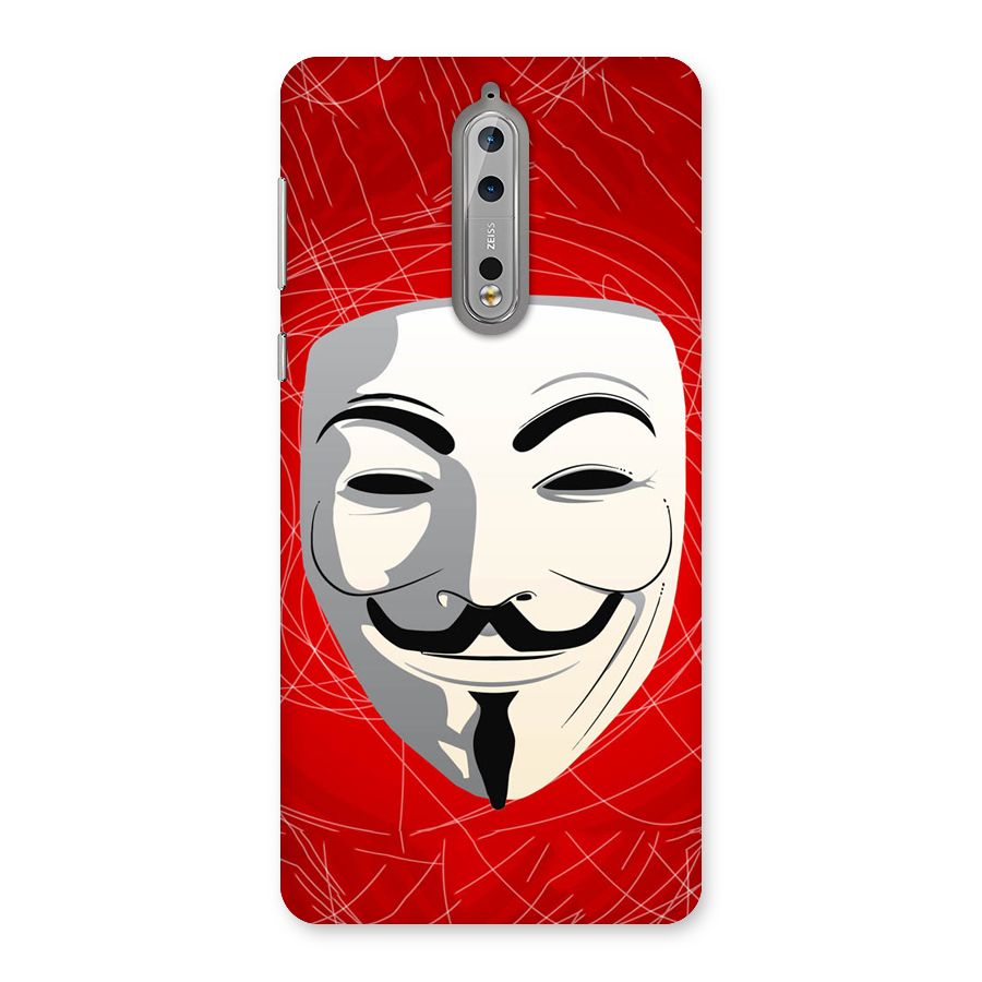 Anonymous Mask Abstract  Back Case for Nokia 8