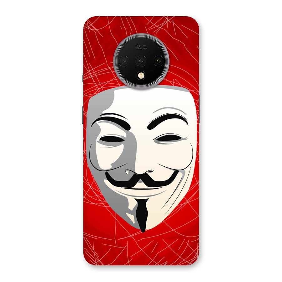 Anonymous Mask Abstract  Back Case for OnePlus 7T