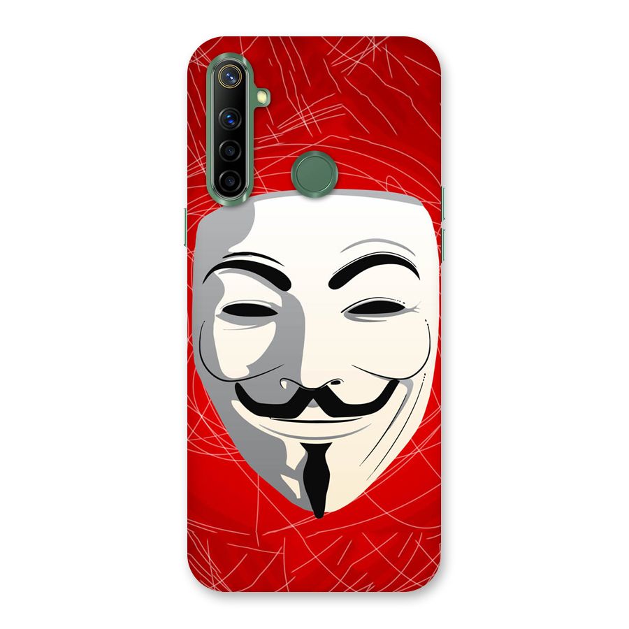 Anonymous Mask Abstract  Back Case for Realme Narzo 10