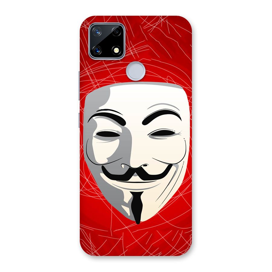 Anonymous Mask Abstract  Back Case for Realme Narzo 20