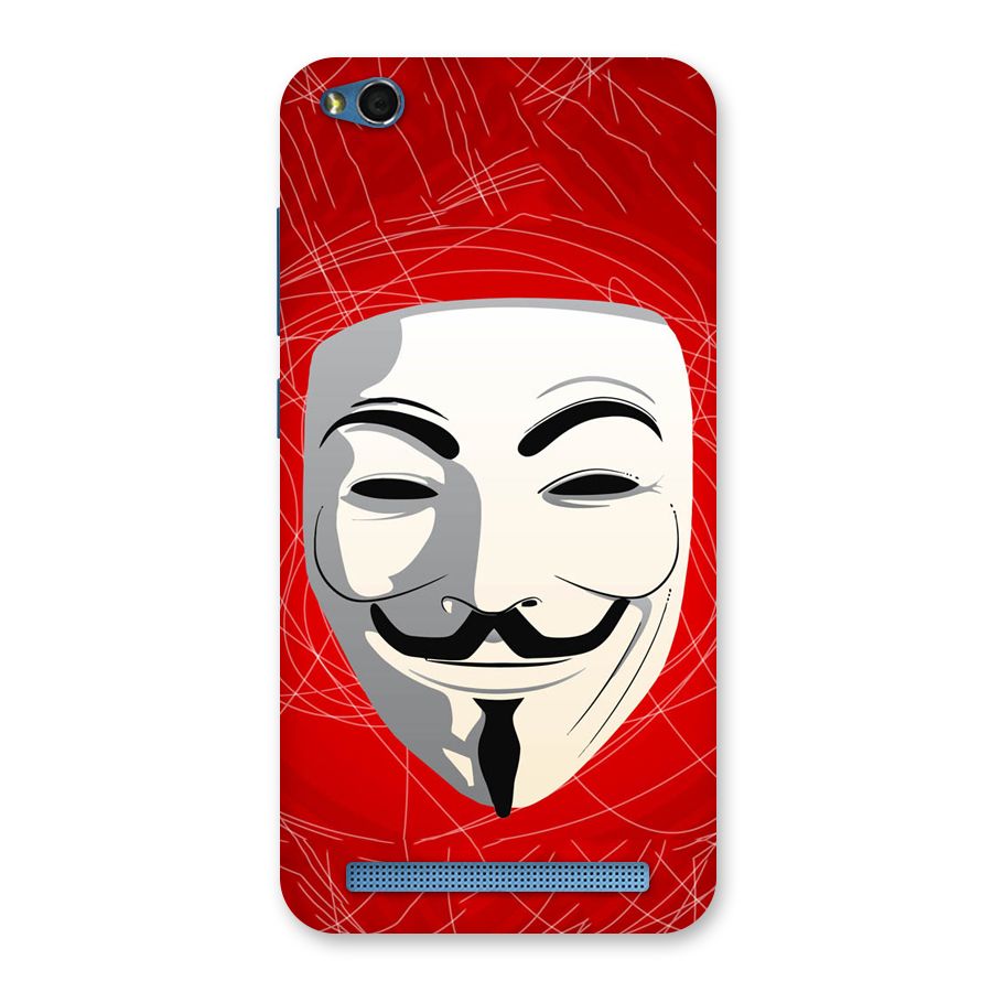 Anonymous Mask Abstract  Back Case for Redmi 5A
