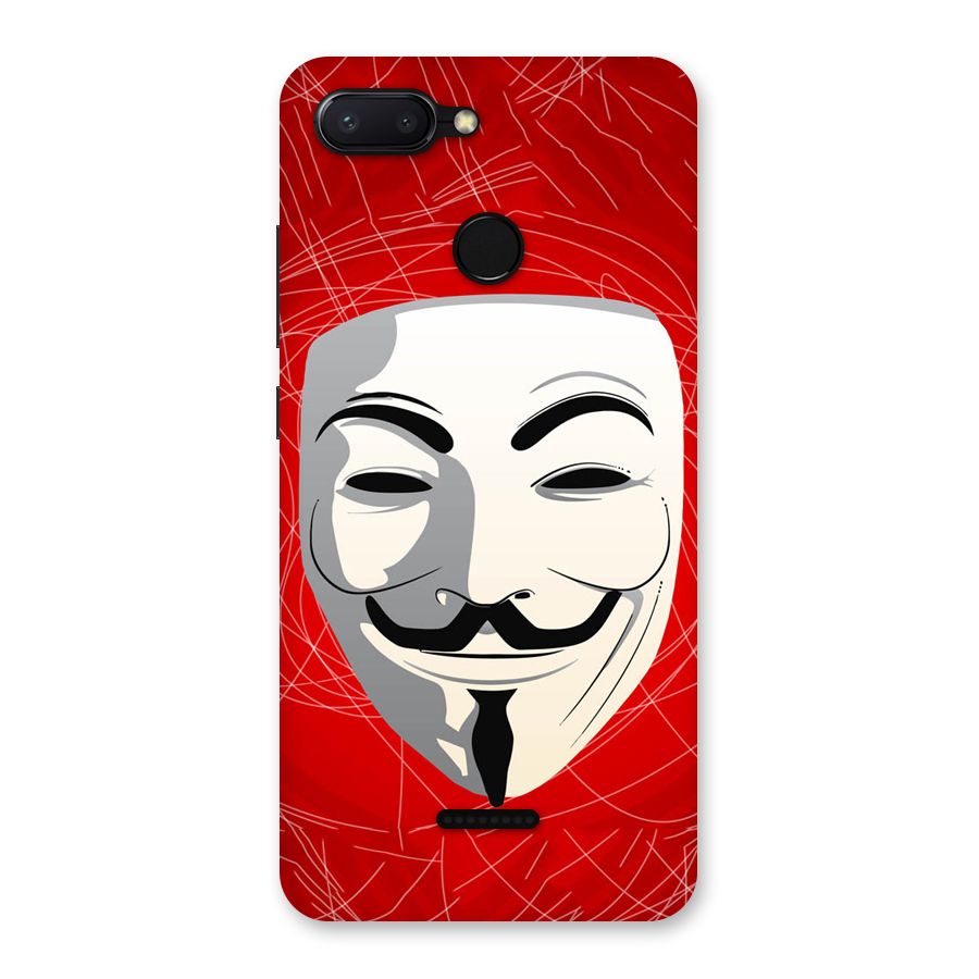 Anonymous Mask Abstract  Back Case for Redmi 6