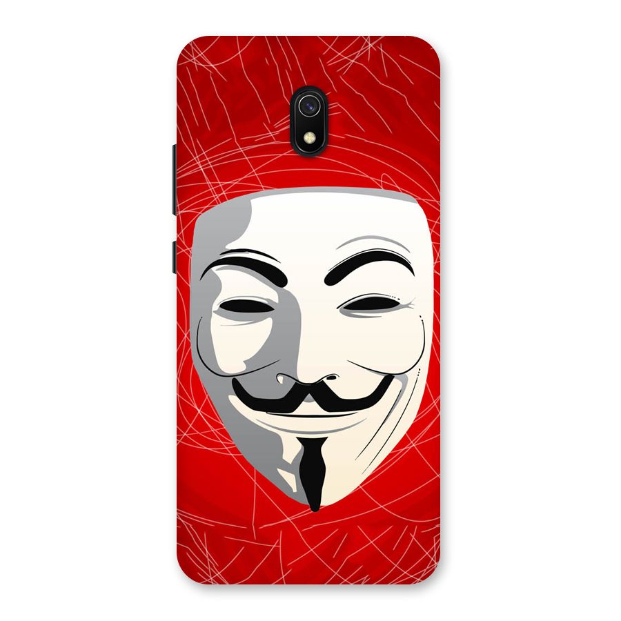 Anonymous Mask Abstract  Back Case for Redmi 8A