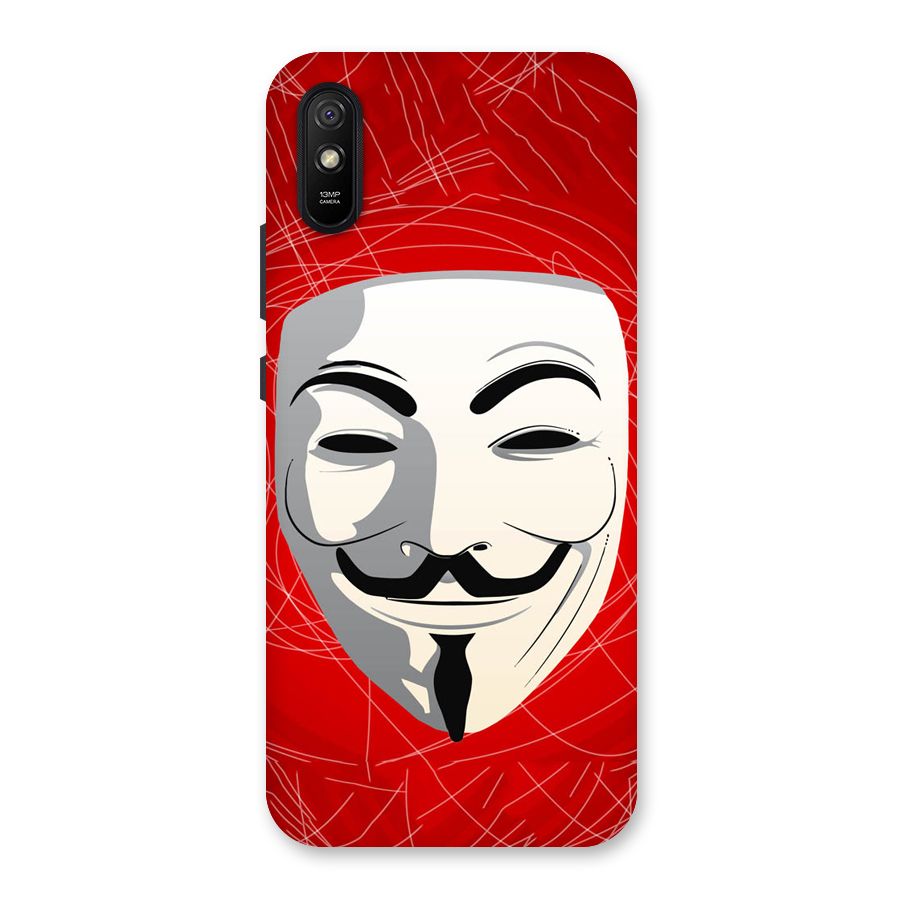 Anonymous Mask Abstract  Back Case for Redmi 9A