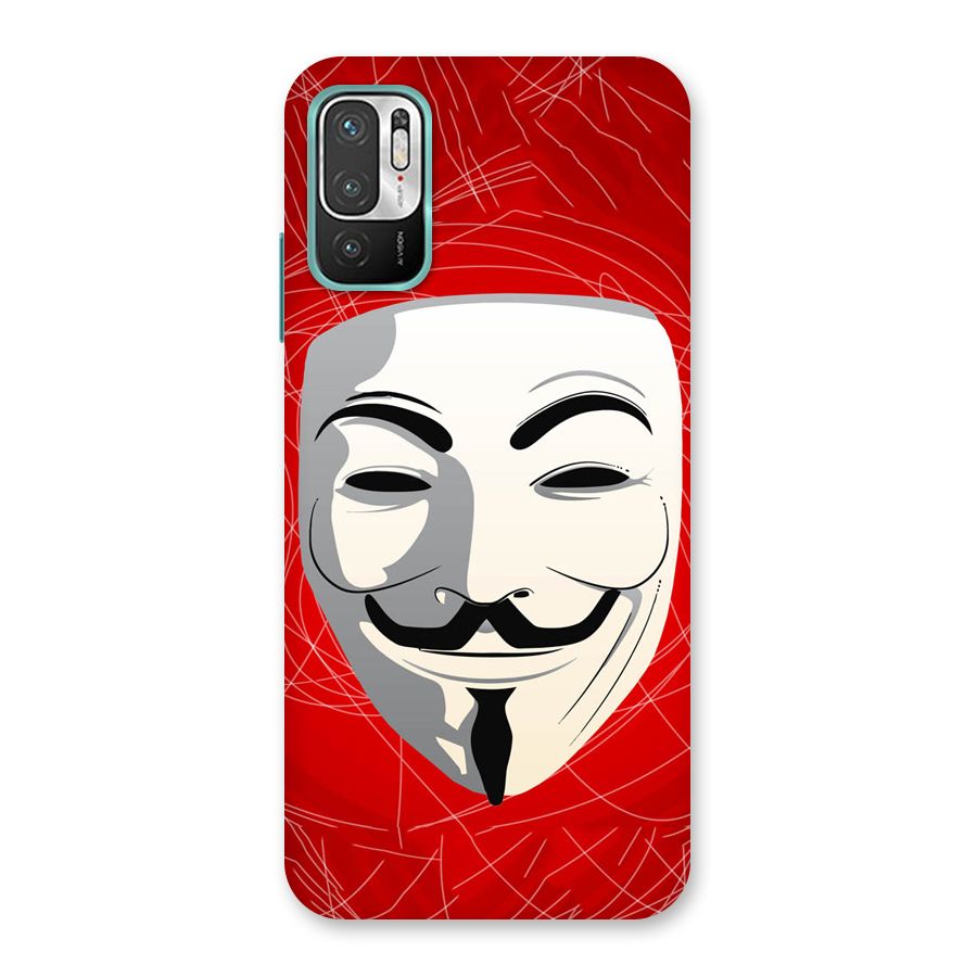 Anonymous Mask Abstract  Back Case for Redmi Note 10T 5G