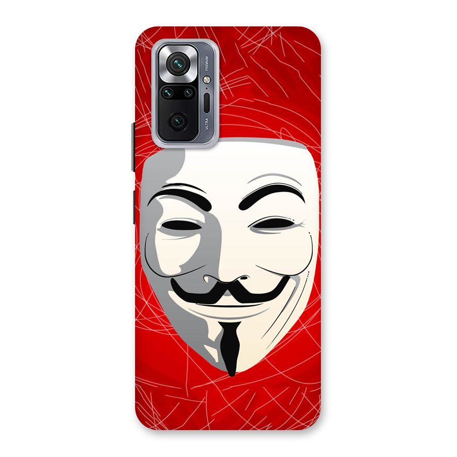 Anonymous Mask Abstract  Back Case for Redmi Note 10 Pro Max