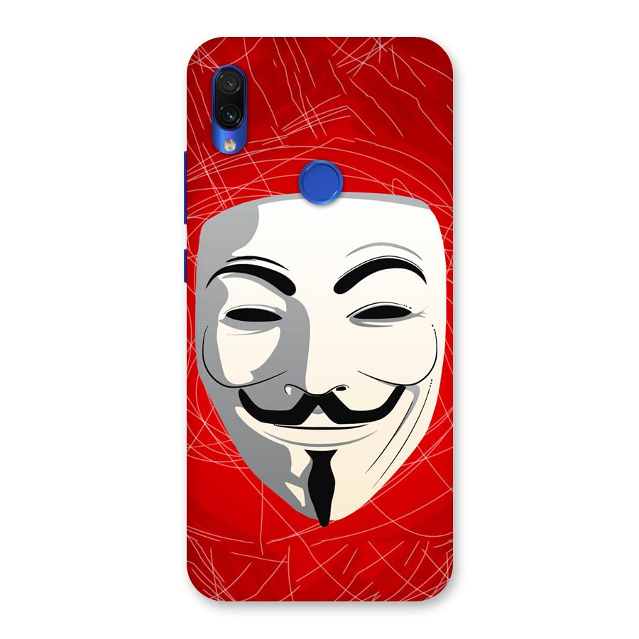 Anonymous Mask Abstract  Back Case for Redmi Note 7S