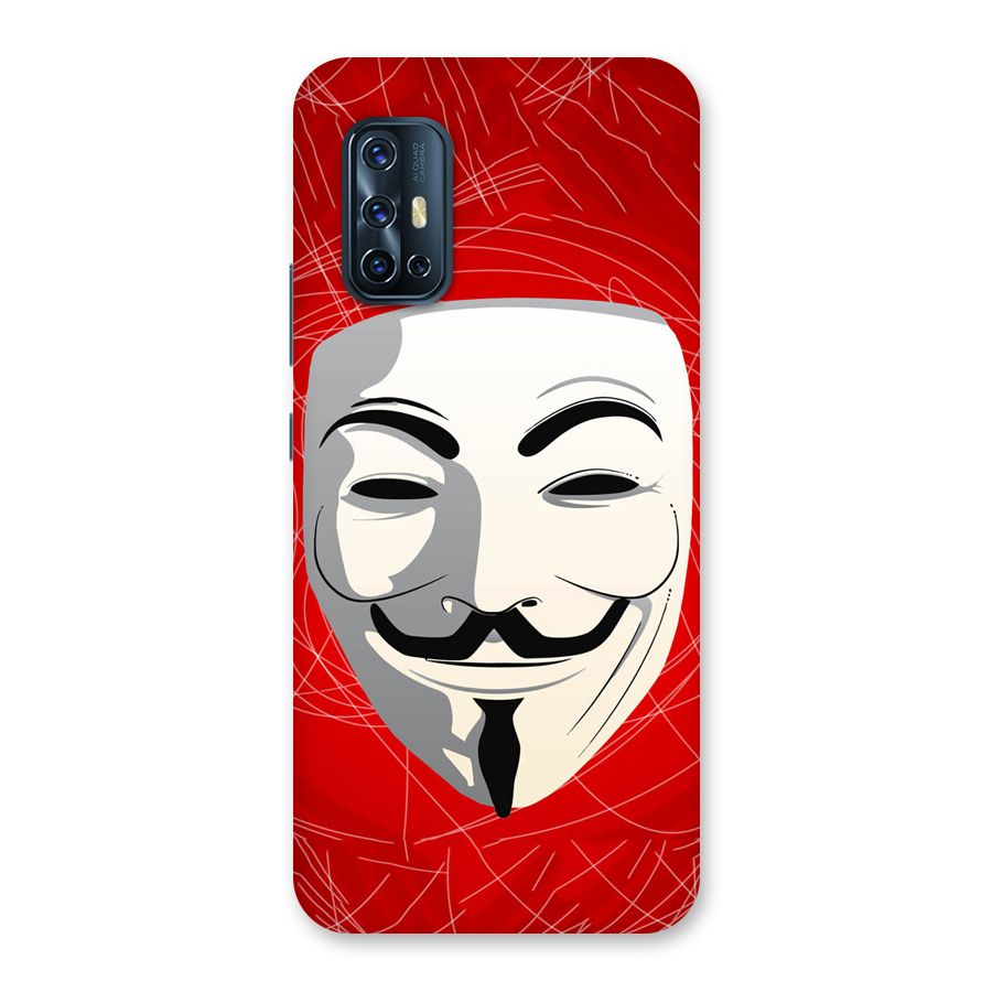 Anonymous Mask Abstract  Back Case for Vivo V17