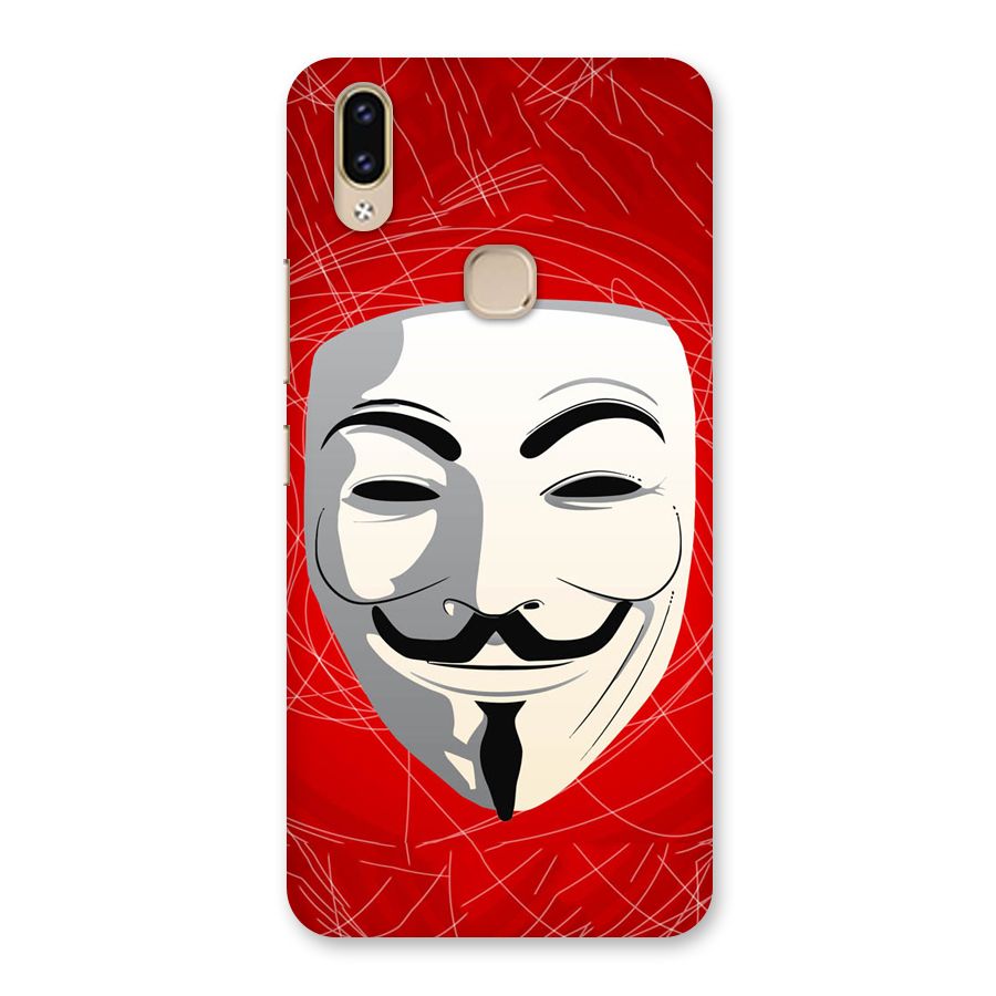 Anonymous Mask Abstract  Back Case for Vivo V9