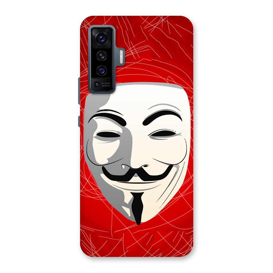 Anonymous Mask Abstract  Back Case for Vivo X50