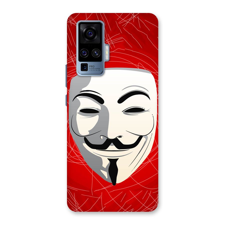 Anonymous Mask Abstract  Back Case for Vivo X50 Pro