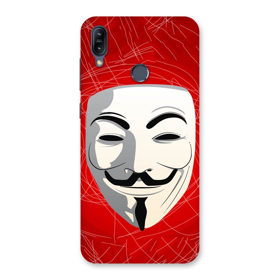 Anonymous Mask Abstract  Back Case for Zenfone Max M2