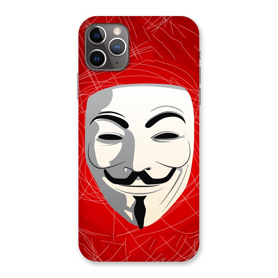 Anonymous Mask Abstract  Back Case for iPhone 11 Pro Max