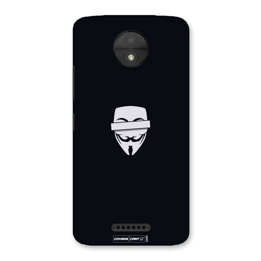 Anonymous Mask Back Case for Moto C