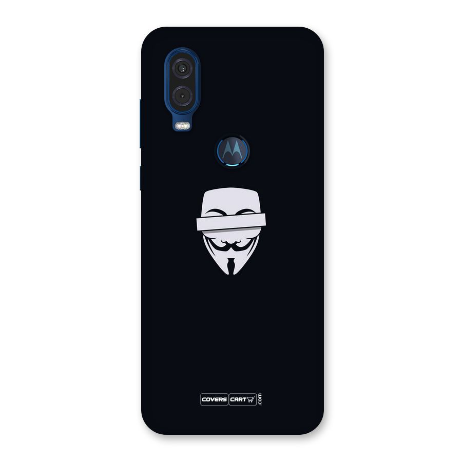 Anonymous Mask Back Case for Motorola One Vision