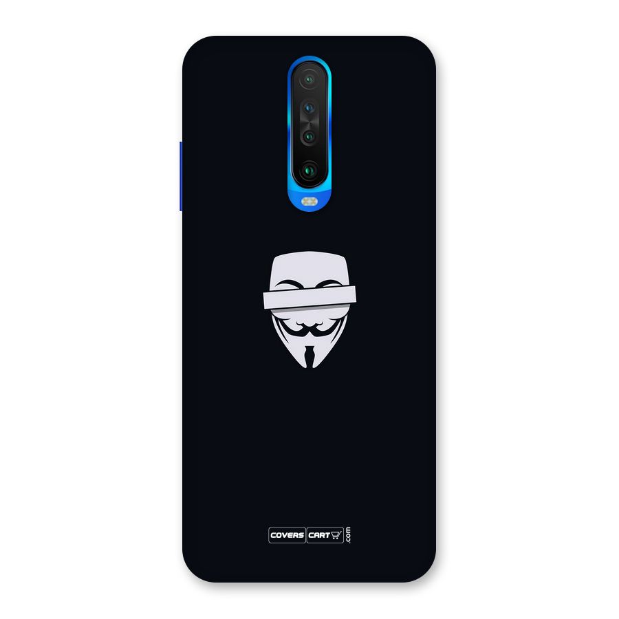 Anonymous Mask Back Case for Poco X2