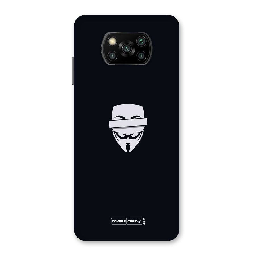 Anonymous Mask Back Case for Poco X3