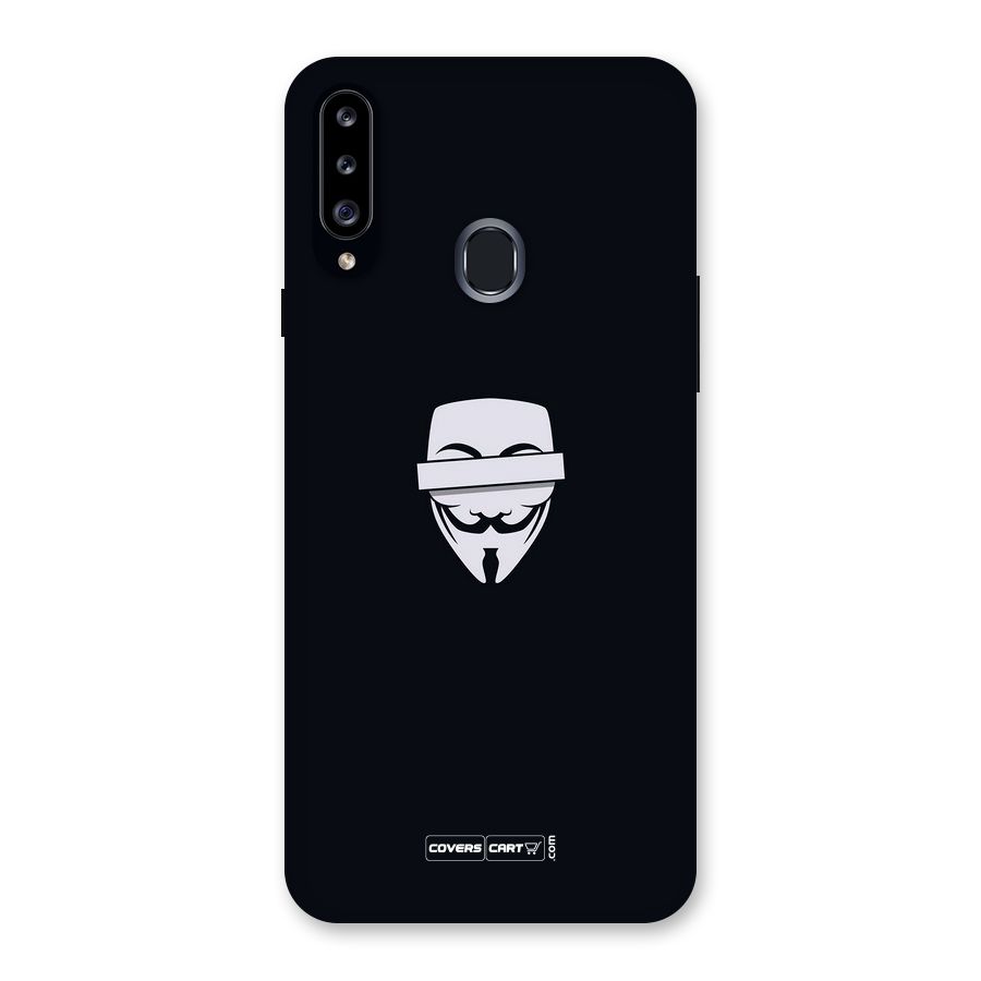 Anonymous Mask Back Case for Samsung Galaxy A20s