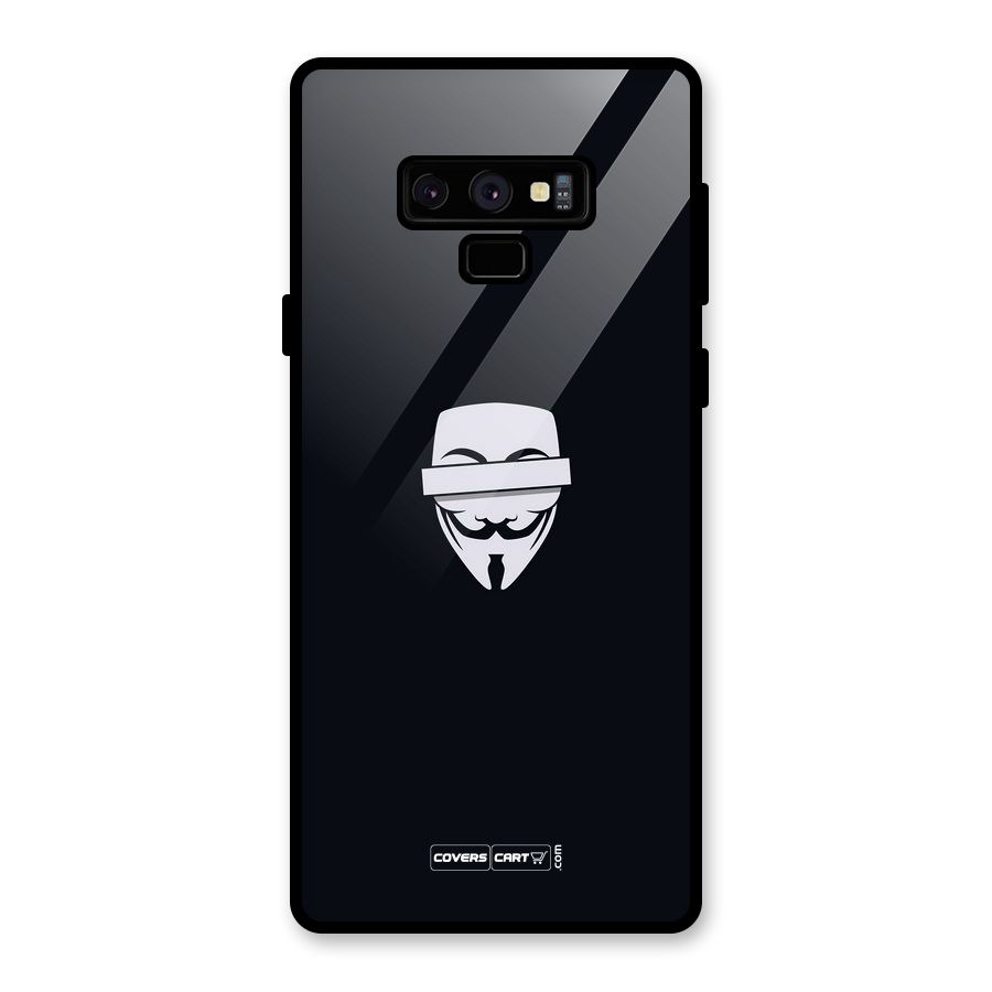 Anonymous Mask Glass Back Case for Galaxy Note 9