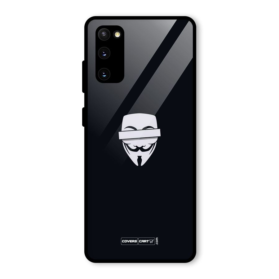 Anonymous Mask Glass Back Case for Galaxy S20 FE 5G