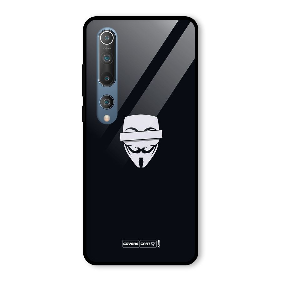 Anonymous Mask Glass Back Case for Mi 10