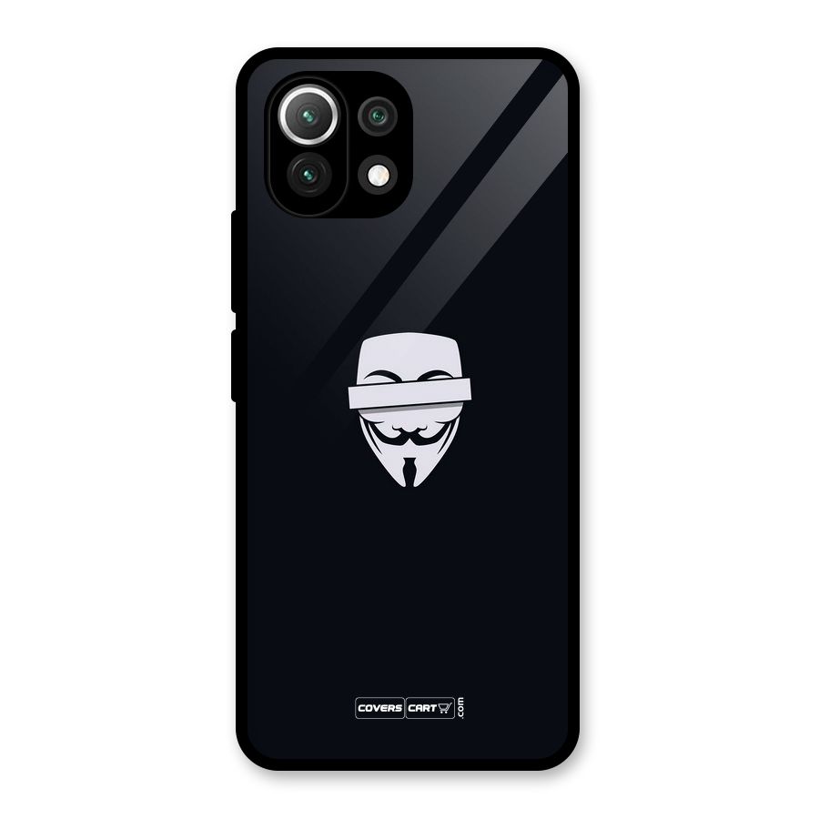 Anonymous Mask Glass Back Case for Mi 11 Lite