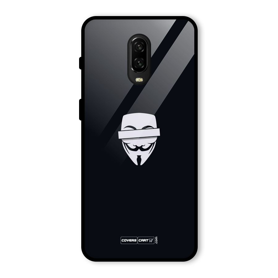 Anonymous Mask Glass Back Case for OnePlus 6T