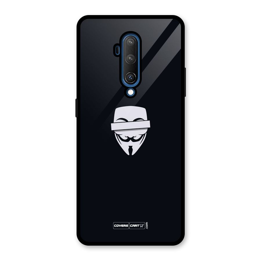 Anonymous Mask Glass Back Case for OnePlus 7T Pro