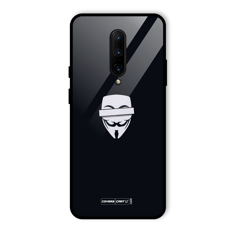 Anonymous Mask Glass Back Case for OnePlus 7 Pro