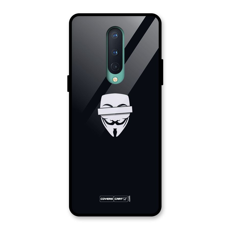 Anonymous Mask Glass Back Case for OnePlus 8