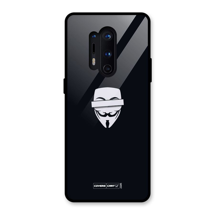 Anonymous Mask Glass Back Case for OnePlus 8 Pro