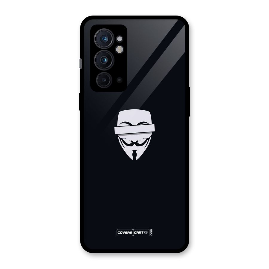 Anonymous Mask Glass Back Case for OnePlus 9RT 5G