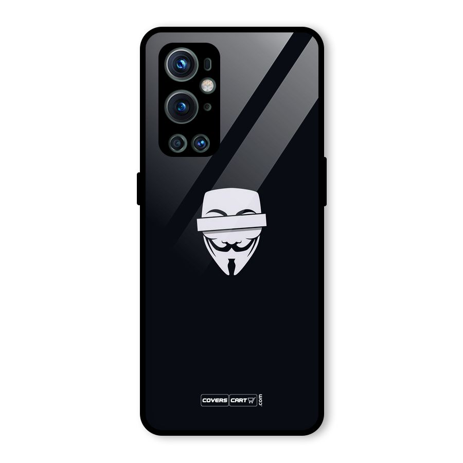 Anonymous Mask Glass Back Case for OnePlus 9 Pro