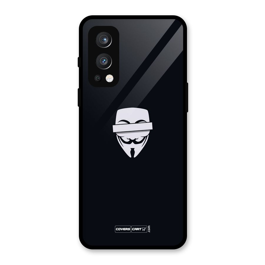 Anonymous Mask Glass Back Case for OnePlus Nord 2 5G
